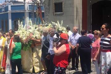 Telde rinde honores a su alcaldesa perpetua (Foto Miguel Florido)